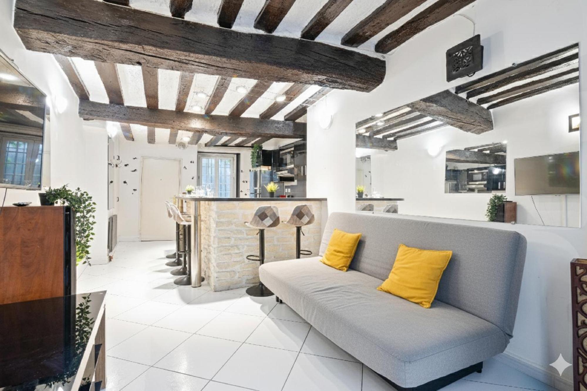 Notre Dame De Luxurious 1br-4p With Netflix Appartamento *